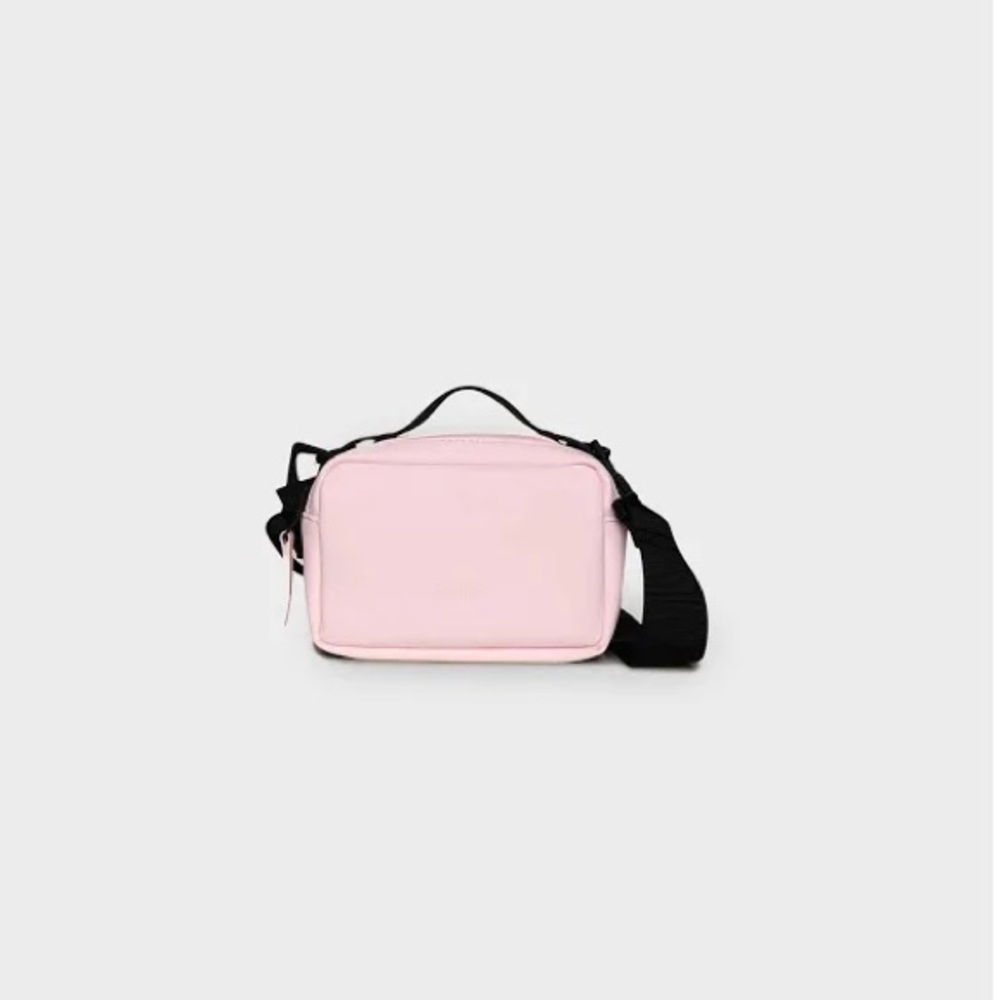 RAINS Unisex Micro Pink Laser Box Crossbody Bag NEW - Picture 3 of 6